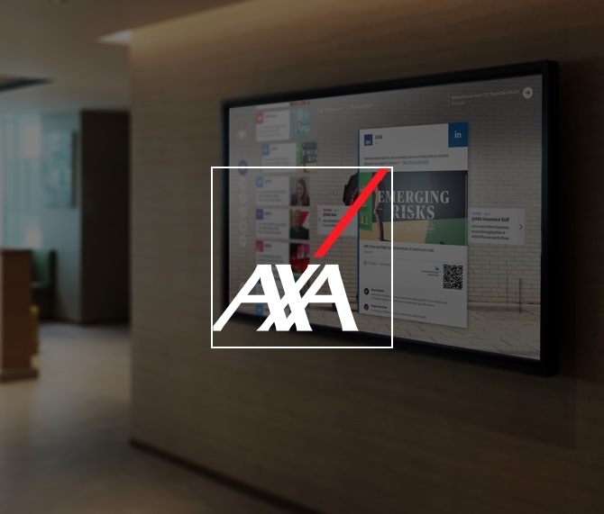 AXA Asia 大堂觸控資訊站