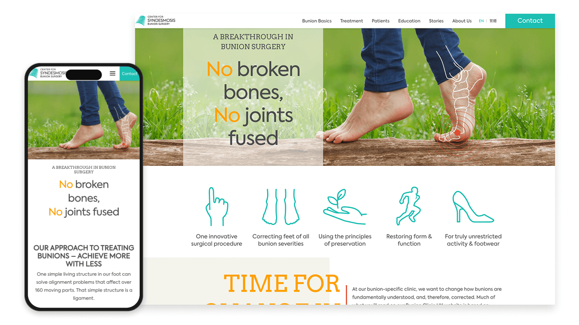 Center for Syndesmosis Bunion Surgery