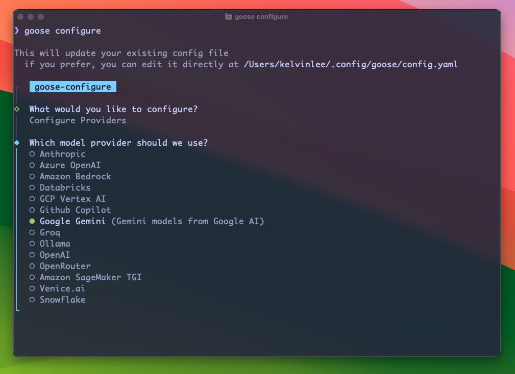 Goose CLI